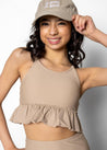 Youth Peplum Top | Taupe - Kortni Jeane