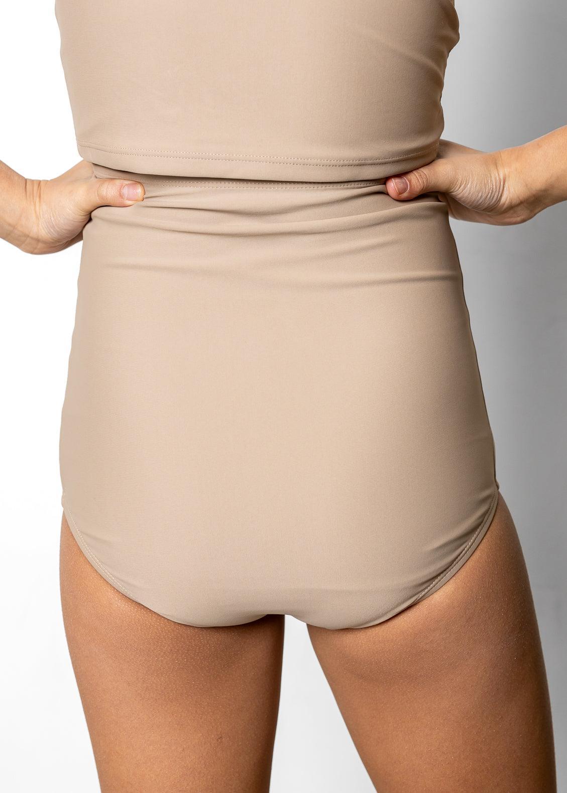 Youth High-Waisted Bottoms | Taupe - Kortni Jeane