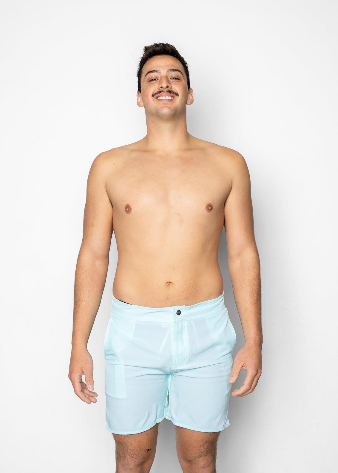 Men's Boardies | Fresh Mint - Kortni Jeane