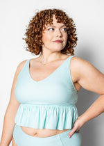 V-Neck Top | Fresh Mint - Kortni Jeane