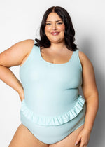 Skirted One-Piece | Fresh Mint - Kortni Jeane