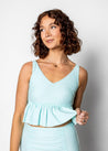 V-Neck Top | Fresh Mint - Kortni Jeane