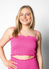 Bandeau Top | Ribbed Azalea Pink - Kortni Jeane