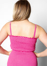 Bandeau Top | Ribbed Azalea Pink - Kortni Jeane