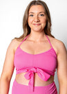 Maternity Bottoms | Ribbed Azalea Pink - Kortni Jeane