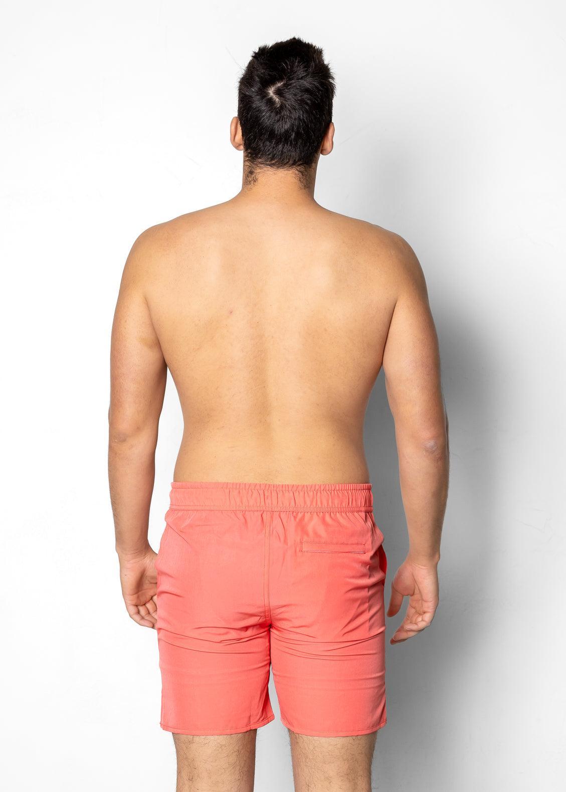 Men's Boardies | Deep Coral - Kortni Jeane