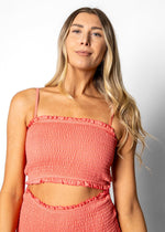 Bandeau Top | Deep Coral - Kortni Jeane