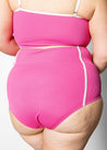 Lined Up Bottoms | Ribbed Azalea Pink - Kortni Jeane