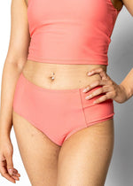 Mid-Rise Bottoms | Deep Coral - Kortni Jeane