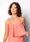 Swing Top | Deep Coral - Kortni Jeane