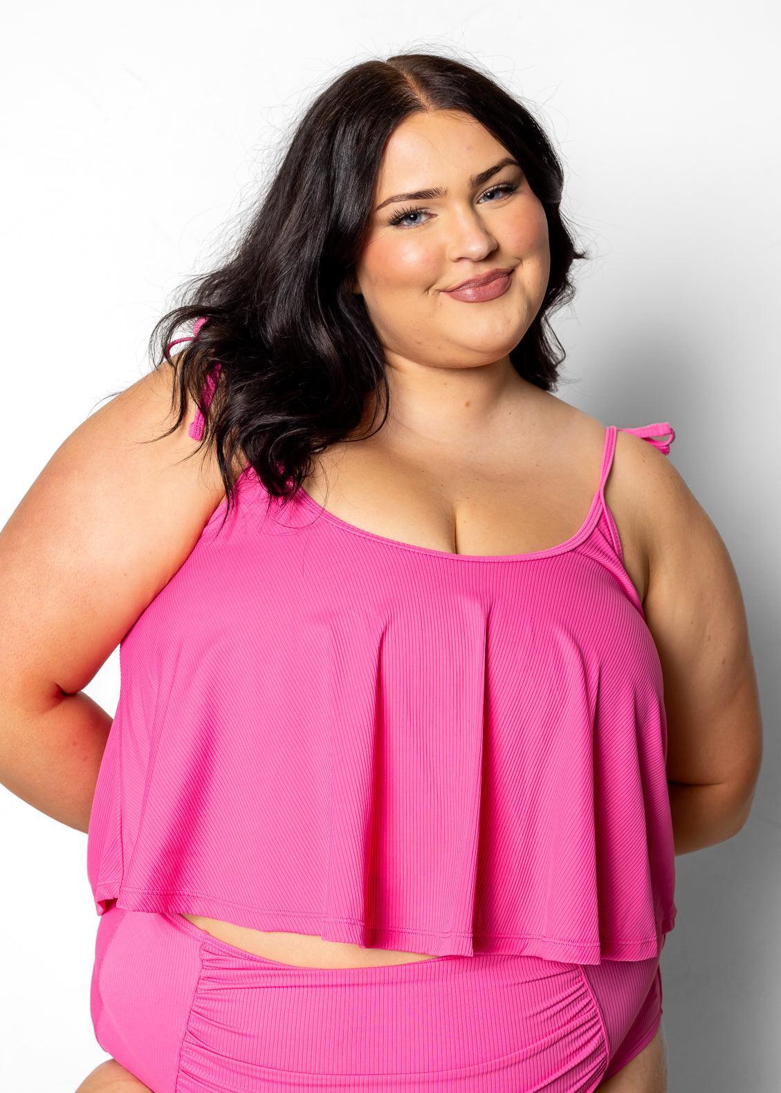 Swing Top | Ribbed Azalea Pink - Kortni Jeane