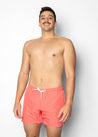 Men's Retro Shorties | Deep Coral - Kortni Jeane