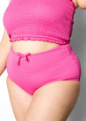 Bow Bottoms | Ribbed Azalea Pink - Kortni Jeane