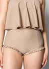 All Ruffled Up Bottoms | Taupe - Kortni Jeane