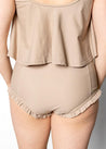 All Ruffled Up Bottoms | Taupe - Kortni Jeane