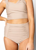 Ruched Bottoms 2.0 | Taupe - Kortni Jeane