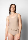 Skirted One-Piece | Taupe - Kortni Jeane