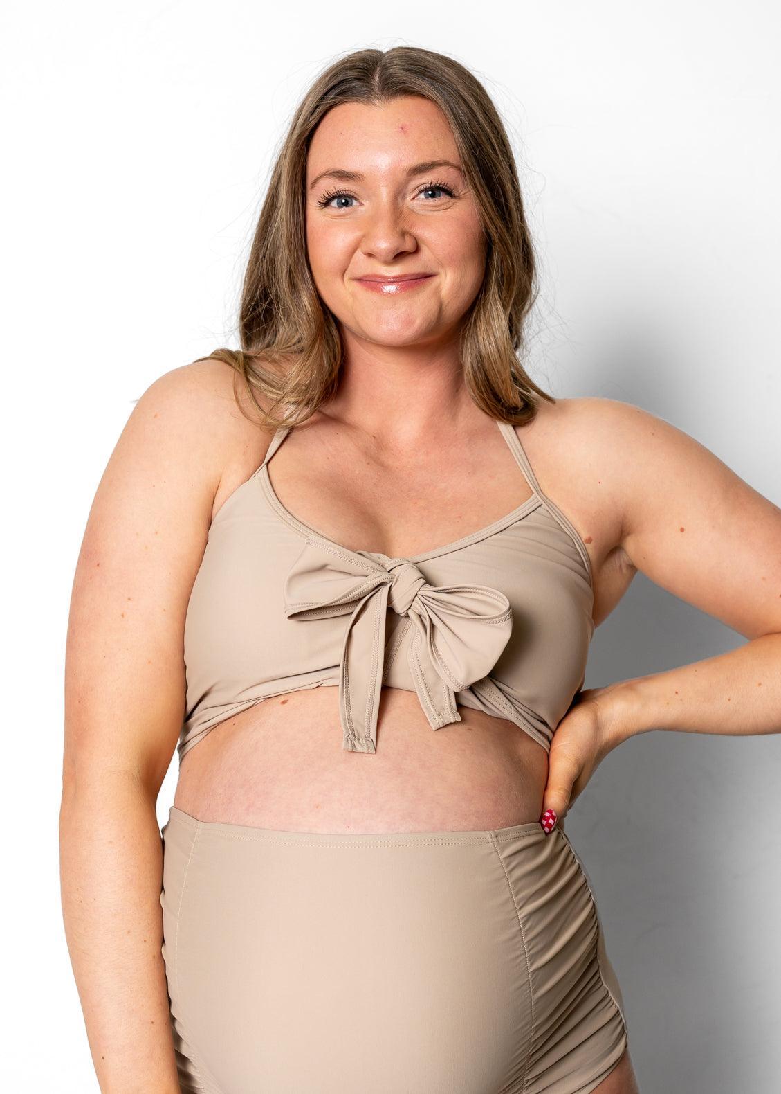 Maternity Bottoms | Taupe - Kortni Jeane