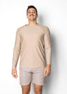 Men's Rashguard Top | Taupe - Kortni Jeane