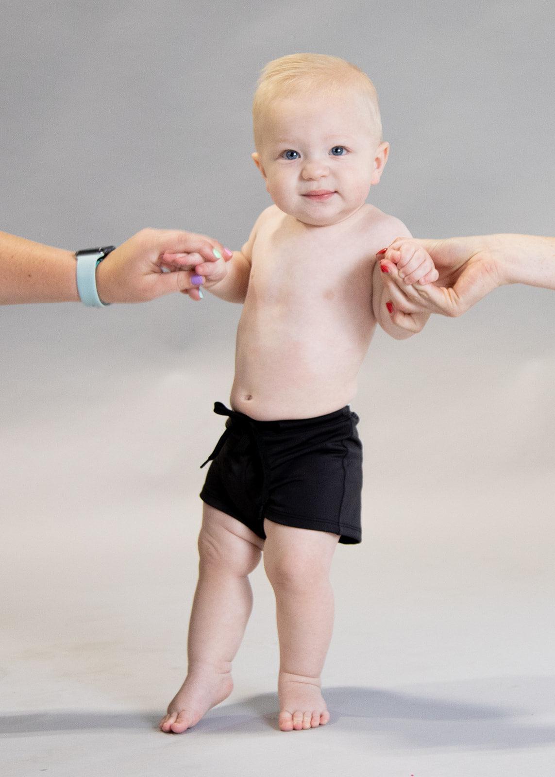 Baby Boy Swimsuit - Shorts - Black