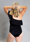 High-Waisted Swimsuit Bottom - Maternity - Black