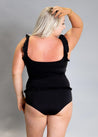 High-Waisted Swimsuit Bottom - Black