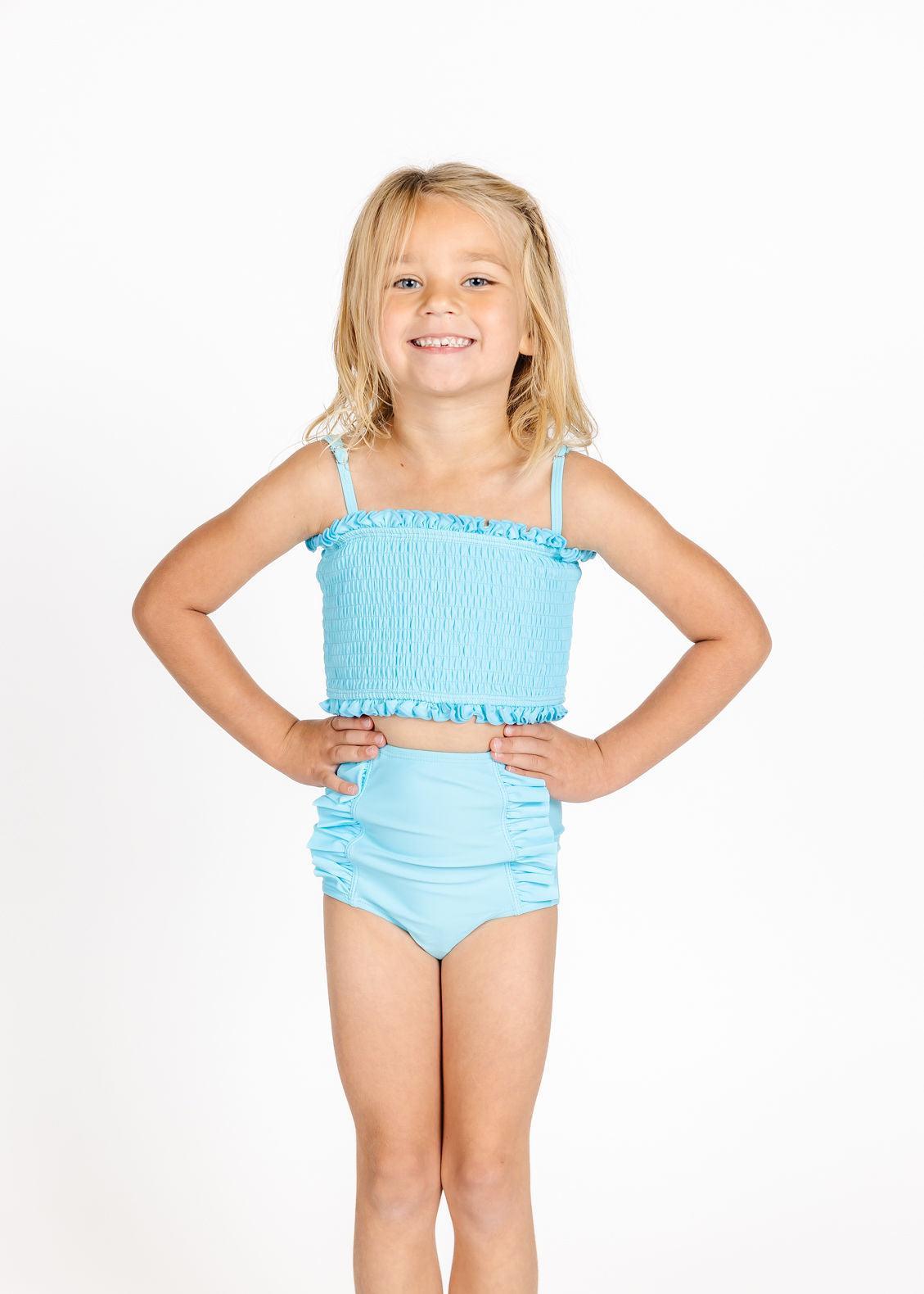 Mini Bandeau Top | Arctic Blue - Kortni Jeane