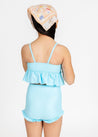 Mini Peplum Top | Arctic Blue - Kortni Jeane