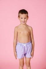 Boys Swimsuit - Shorts  - Cotton Purple