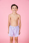 Teen Boy Swimsuit - Shorts - Cotton Purple