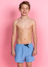 Teen Boy Swimsuit - Shorts - Blue Skies