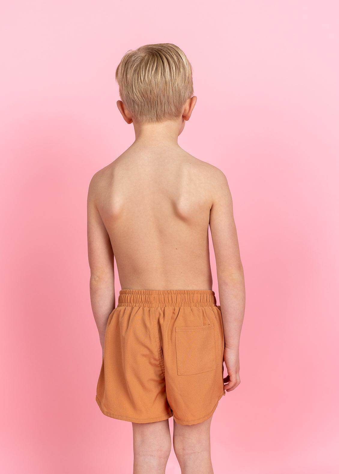 Boys Swimsuit - Shorts  - Clay