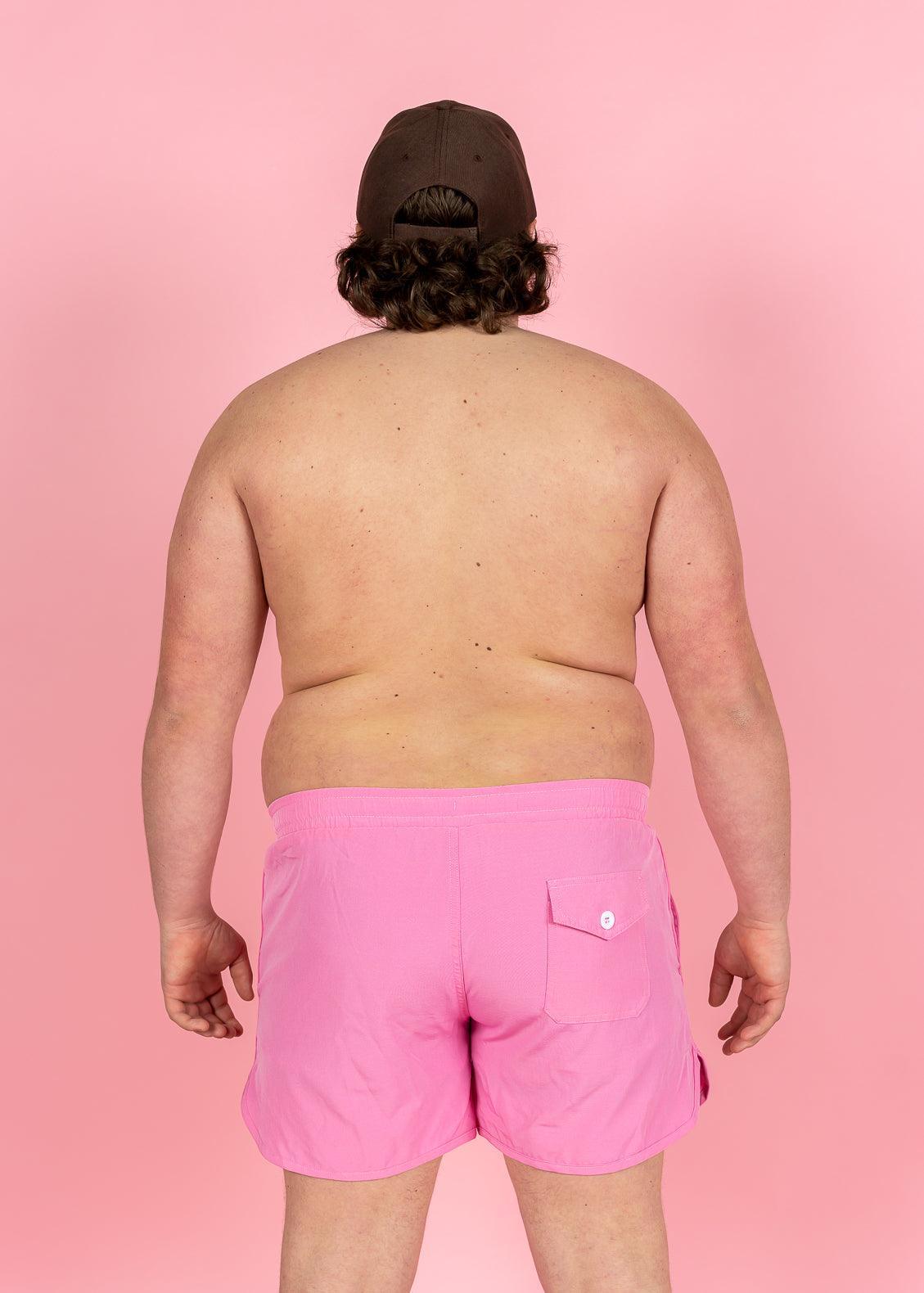 Mens Swimsuit - Shorts - Sweet Pink