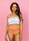 High-Waisted Swimsuit Bottom - Clay