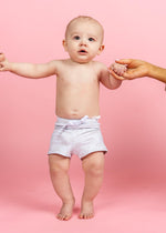 Baby Boy Swimsuit - Shorts - Taupe Dashes