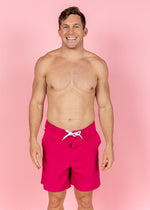 Mens Swimsuit - Trunks - Bold Fuchsia