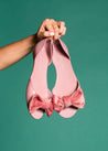 Kortni Jeane Extras - Flats - Jelly Shoes with Bow - Pink