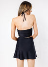 High-Waisted Swimsuit Bottom - Black