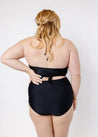 Crop Top Swimsuit - Black