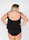 High-Waisted Swimsuit Bottom - Black