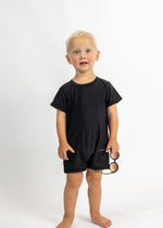 Girl/Boy Swimsuit Rashguard One-Piece - Black