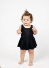 Baby Girl One-Piece Swimsuit - Black