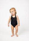 Baby Girl One-Piece Swimsuit - Black