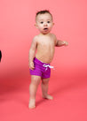 Baby Euro Shorts | Ribbed Purple - Kortni Jeane