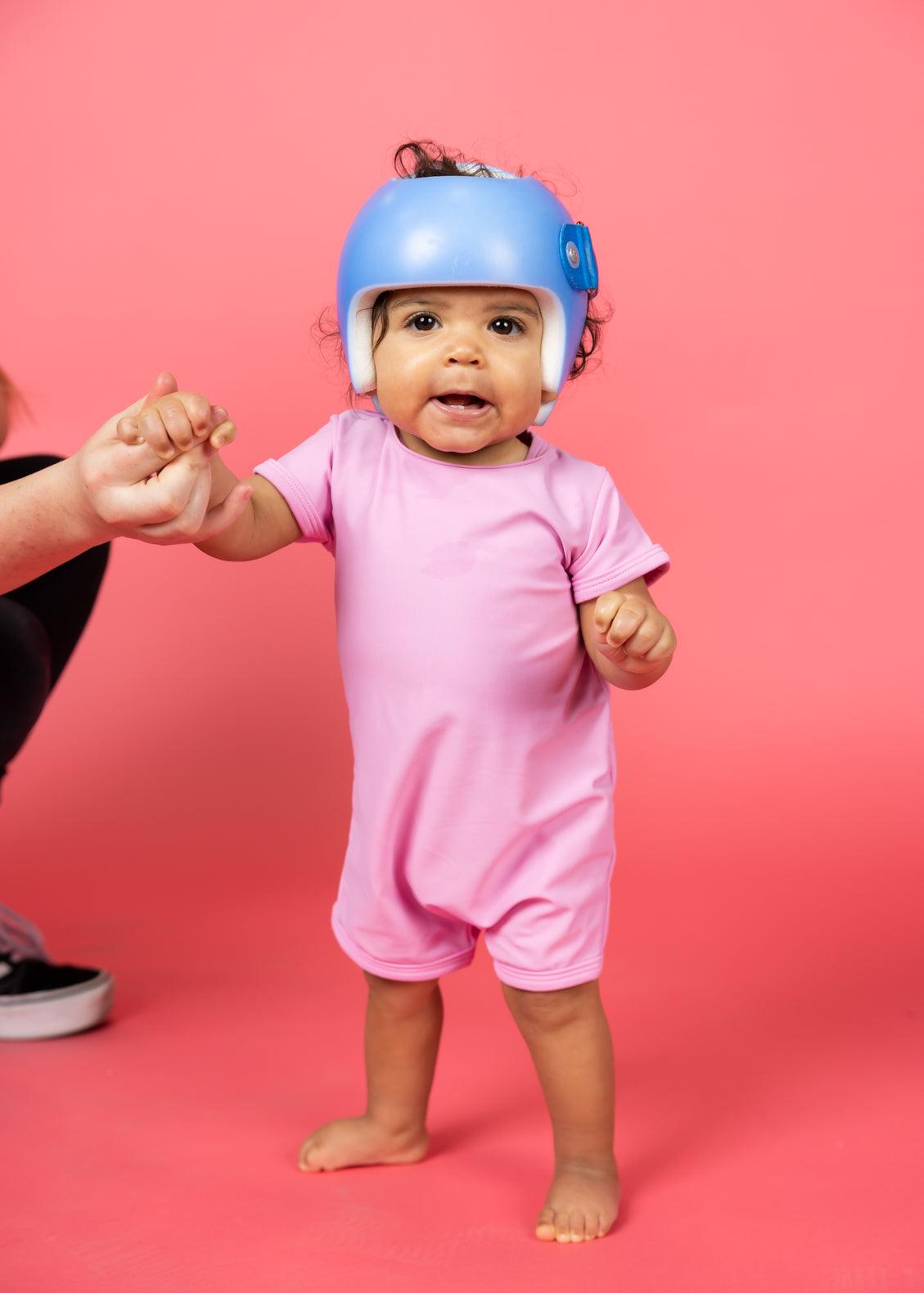 Baby Girl/Boy Swimsuit Rashguard One-Piece - Ultimate Pink