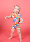 Baby Shorties Rashguard (Unisex) | Patchwork - Kortni Jeane