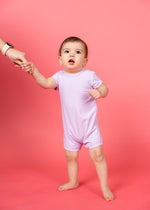 Baby Shorties Rashguard (Unisex) | Bright Lilac - Kortni Jeane