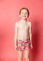 Boys Swimsuit - Shorts  - Psychedelic Flower