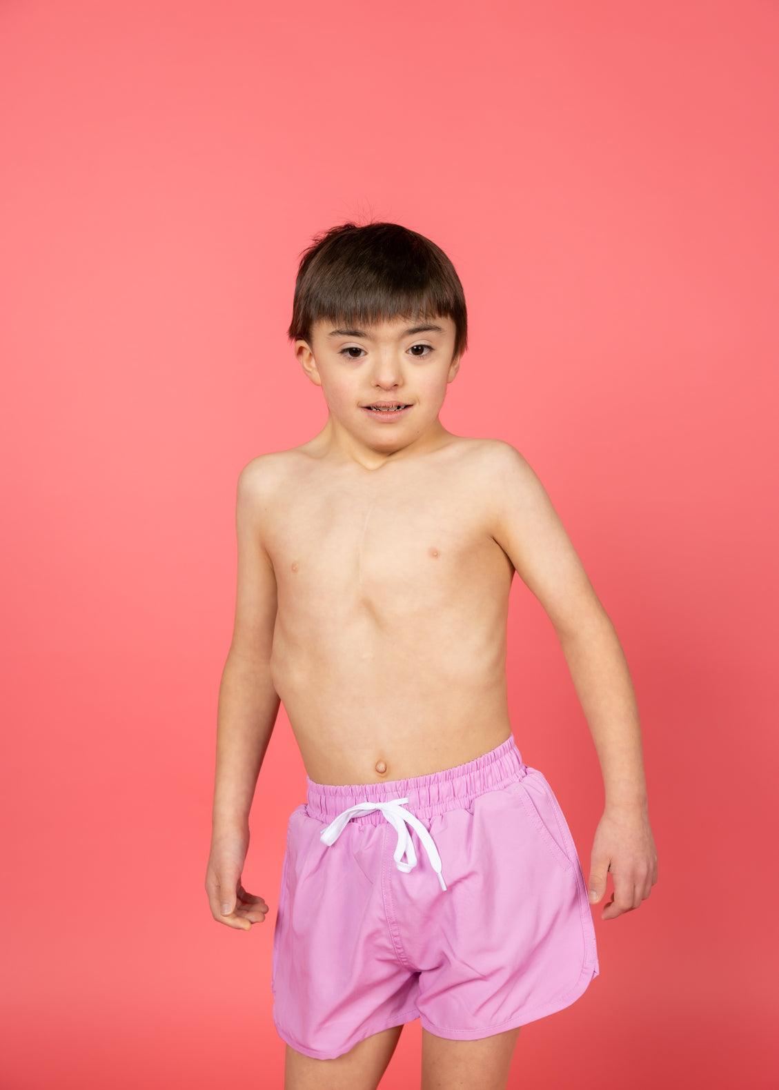 Boys Swimsuit - Shorts  - Ultimate Pink