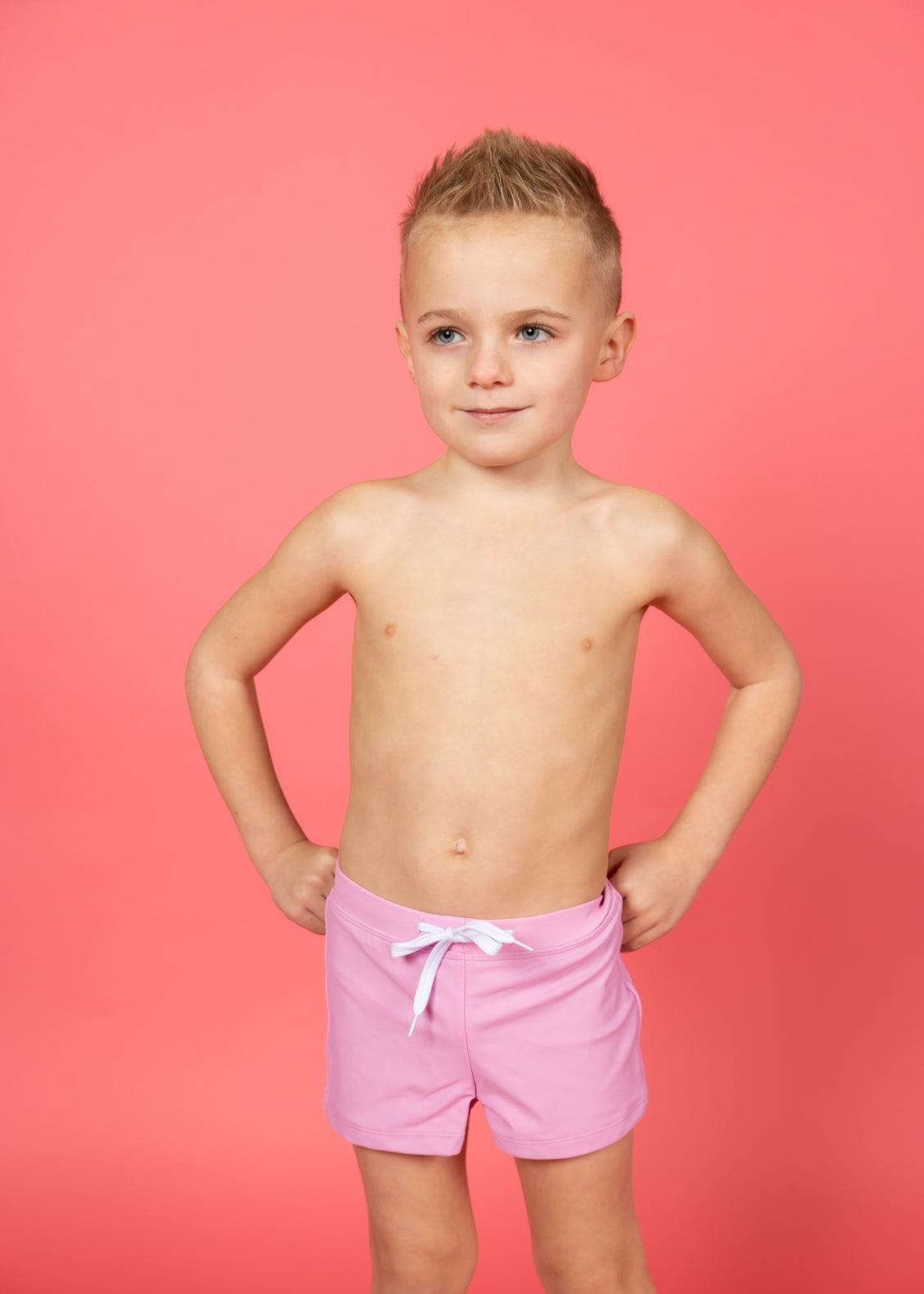 Boys Swimsuit - Shorts  - Ultimate Pink